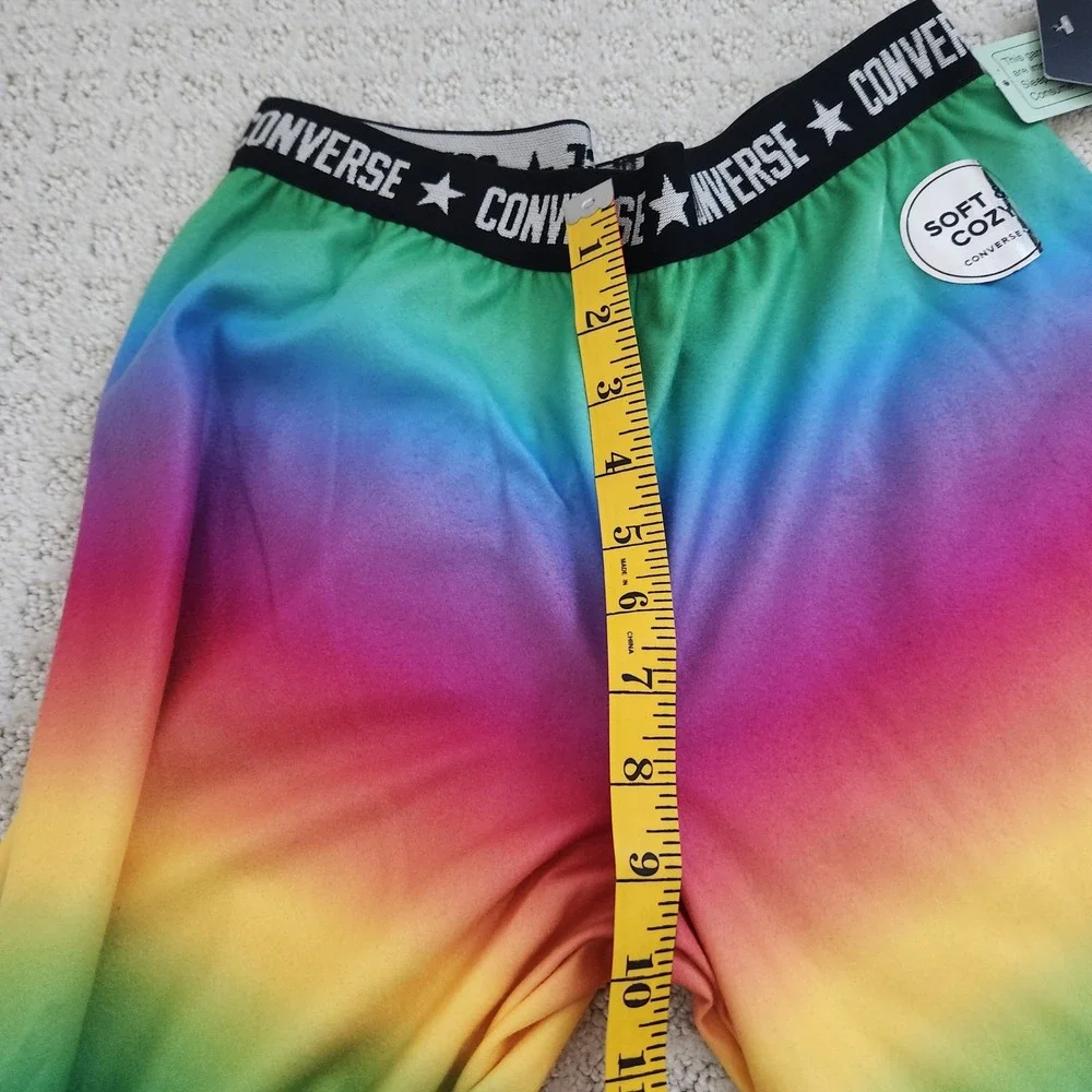 Converse Kids Rainbow Pajama‎ Pants Size 14 Sleepwear NWT